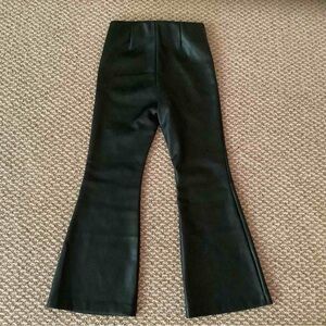 Faux leather pants